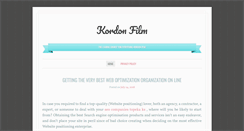 Desktop Screenshot of kordonfilm.com